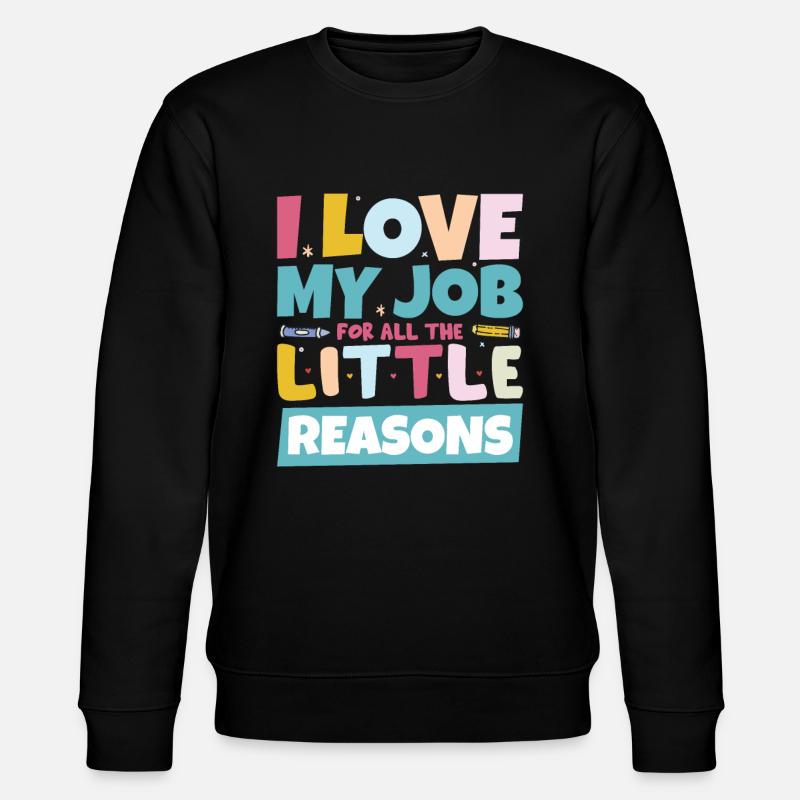 Vorschullehrerschule - Stanley/Stella Unisex Bio-Sweatshirt CHANGER  - Schwarz