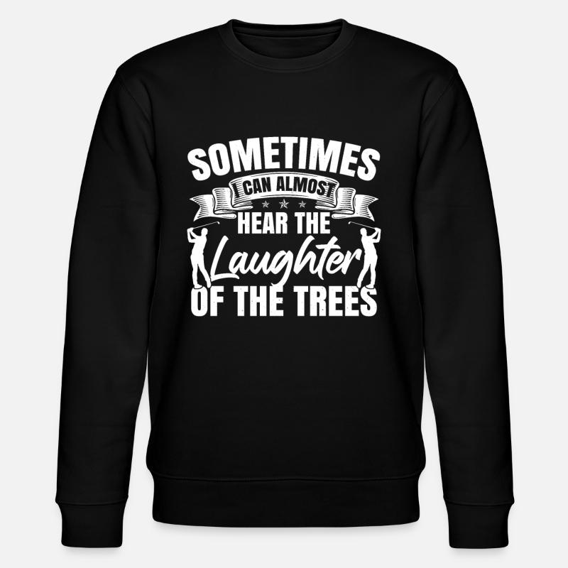 Golfing Golf Player - Stanley/Stella CHANGER Unisex Organic Sweatshirt - black