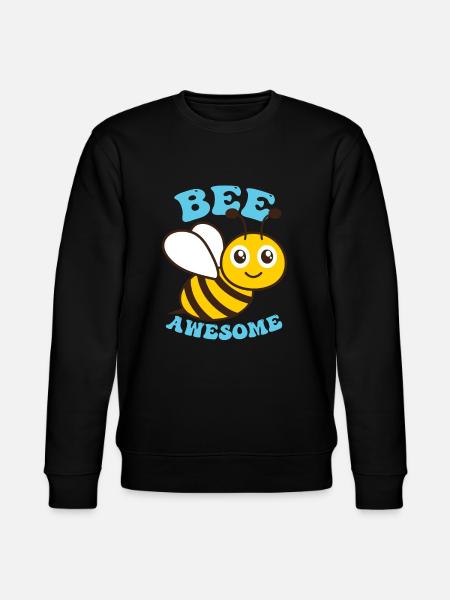 Bee Awesome - Stanley/Stella CHANGER Unisex Organic Sweatshirt - black