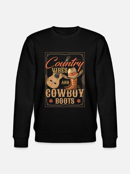 Country Vibes - Stanley/Stella CHANGER Unisex Organic Sweatshirt - black