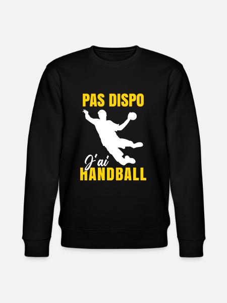 J'ai Handball - Sweat bio CHANGER Stanley/Stella Unisexe - noir