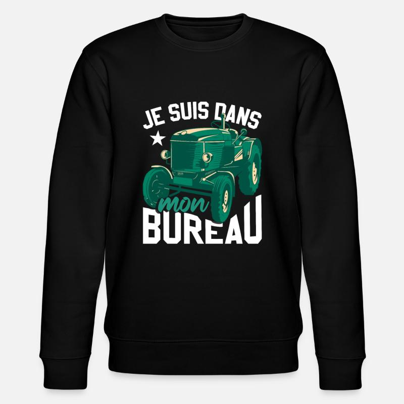 Je Suis Dans Mon Bureau - Sweat bio CHANGER Stanley/Stella Unisexe - noir