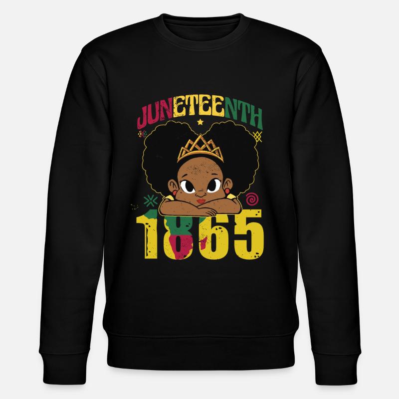 Fille Juneteenth - Sweat bio CHANGER Stanley/Stella Unisexe - noir