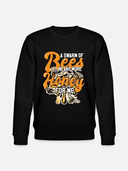 Funny Beekeeper Humor - Stanley/Stella CHANGER Unisex Organic Sweatshirt - black