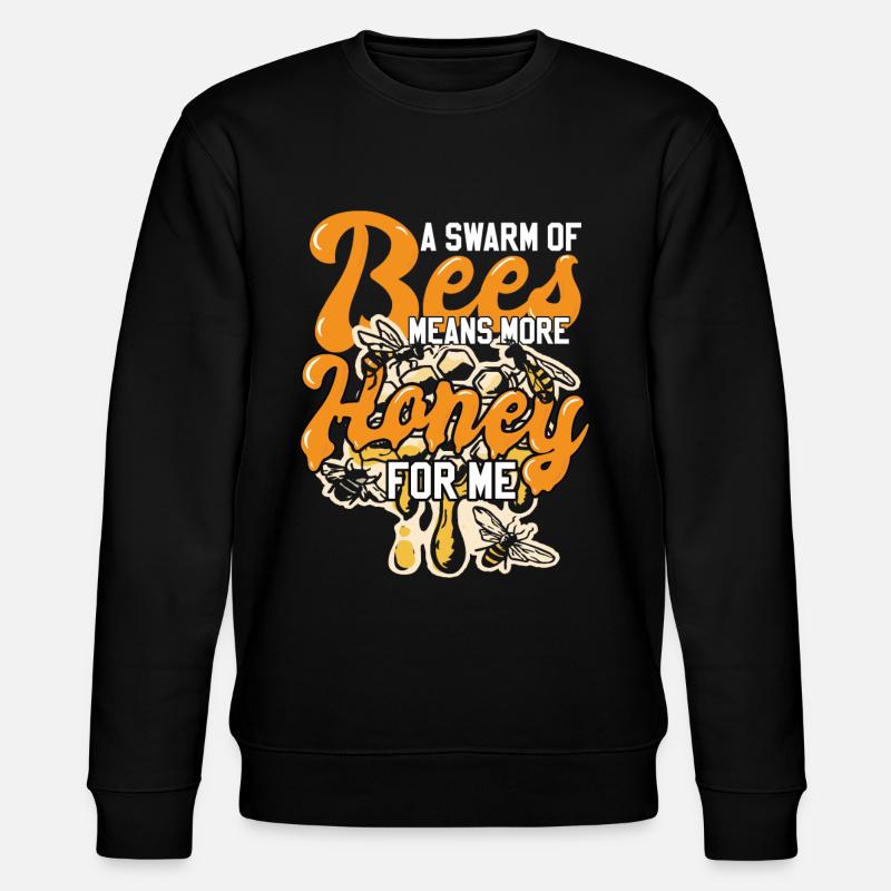 Lustiger Imker-Humor - Stanley/Stella Unisex Bio-Sweatshirt CHANGER - Schwarz
