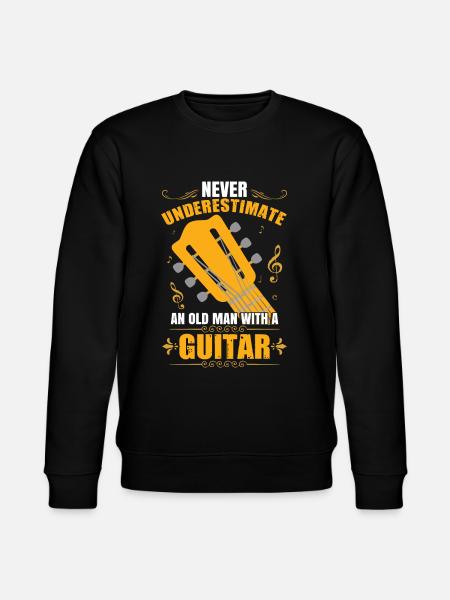 Guitar Love Guitarist - Stanley/Stella CHANGER Unisex Organic Sweatshirt - black