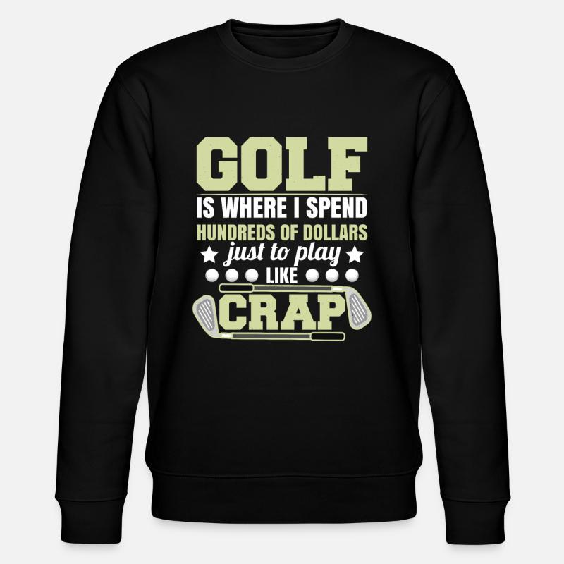 Blague de golf drôle - Sweat bio CHANGER Stanley/Stella Unisexe - noir