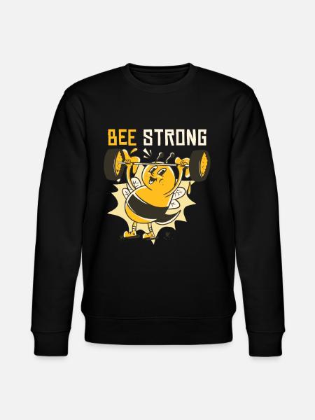 Bee Strong - Stanley/Stella CHANGER Unisex Organic Sweatshirt - black