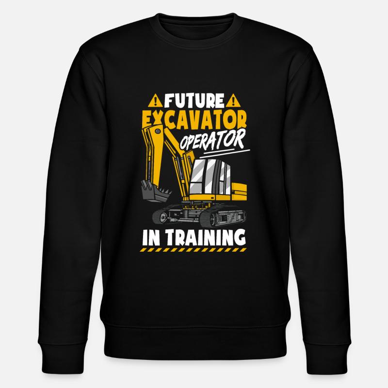 Futur opérateur de pelle - Sweat bio CHANGER Stanley/Stella Unisexe - noir