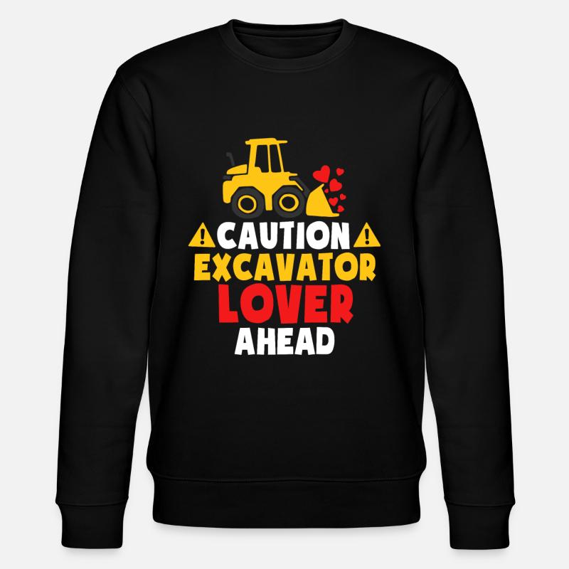 L’amateur de pelles en avant - Sweat bio CHANGER Stanley/Stella Unisexe - noir