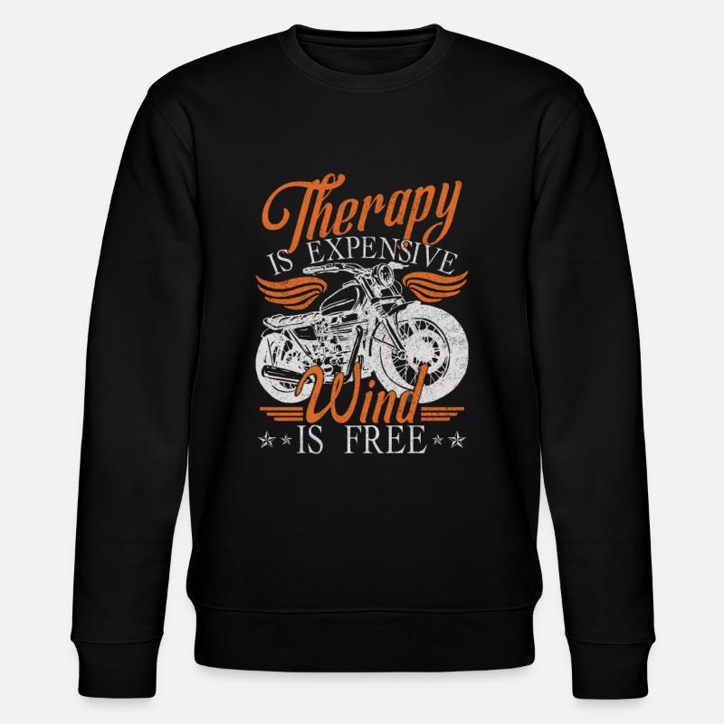 Amateur de moto - Sweat bio CHANGER Stanley/Stella Unisexe - noir