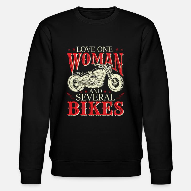 Love Several Bikes - Stanley/Stella CHANGER Unisex Organic Sweatshirt - black