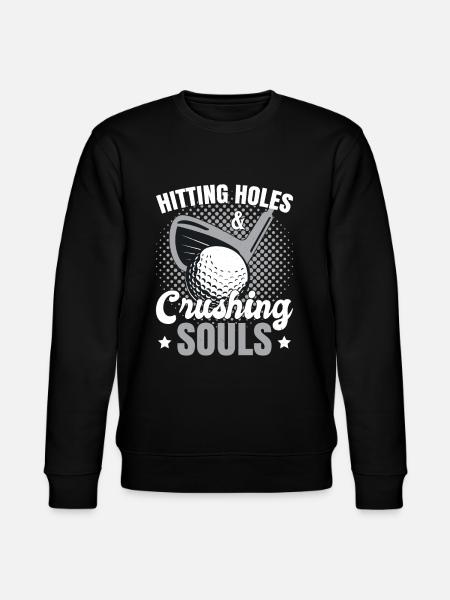 Funny Golf Gag Golf Player - Stanley/Stella CHANGER Unisex Organic Sweatshirt - black