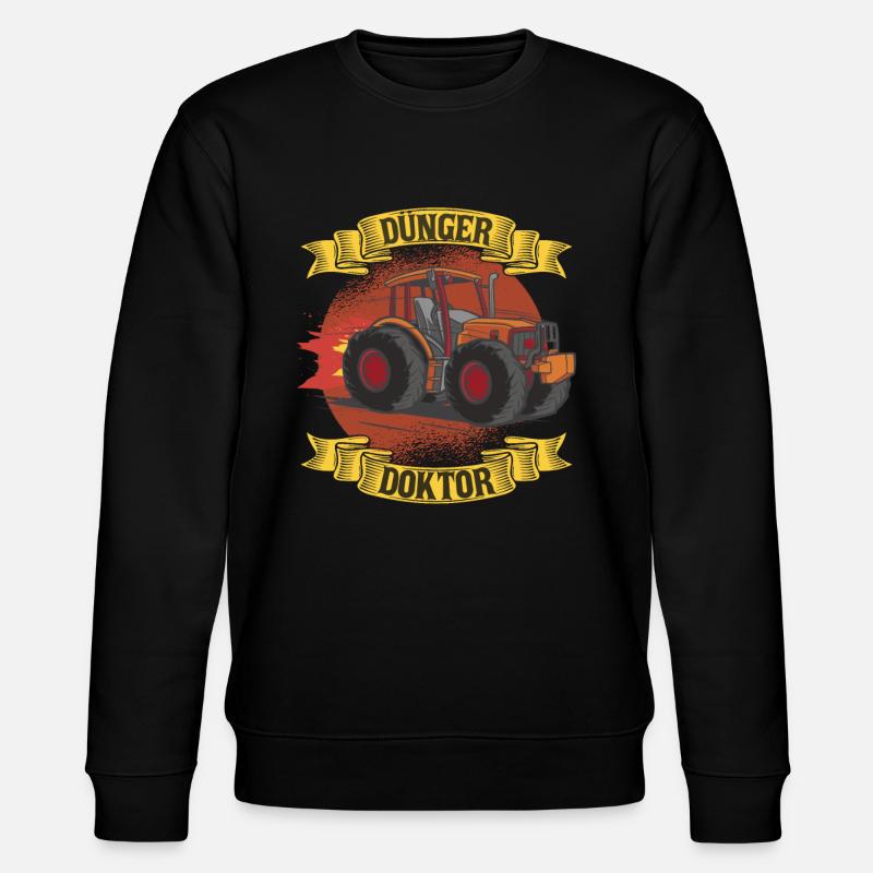 Dünger Doktor - Stanley/Stella Unisex Bio-Sweatshirt CHANGER  - Schwarz