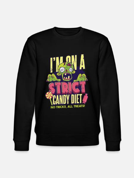 Zombie Halloween Candy - Stanley/Stella CHANGER Unisex Organic Sweatshirt - black