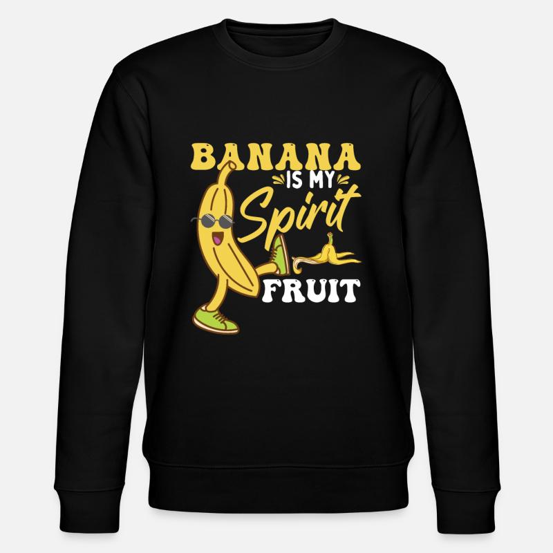Banana Lover Citation Fruit - Sweat bio CHANGER Stanley/Stella Unisexe - noir