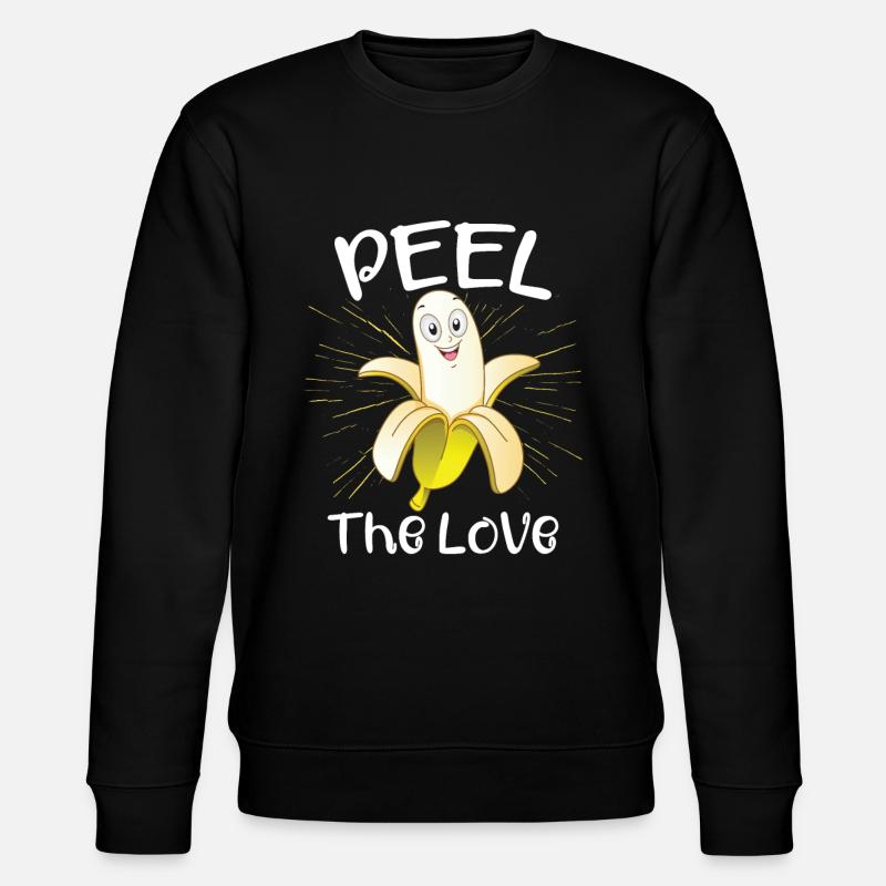 Banane - Sweat bio CHANGER Stanley/Stella Unisexe - noir