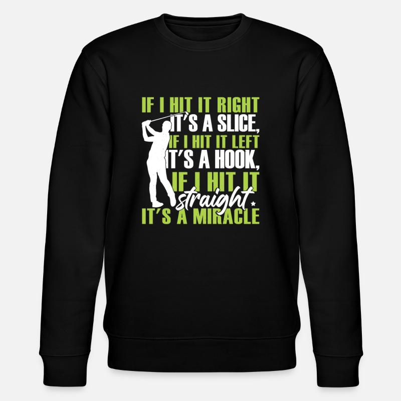 Drôle de joueur de golf - Sweat bio CHANGER Stanley/Stella Unisexe - noir