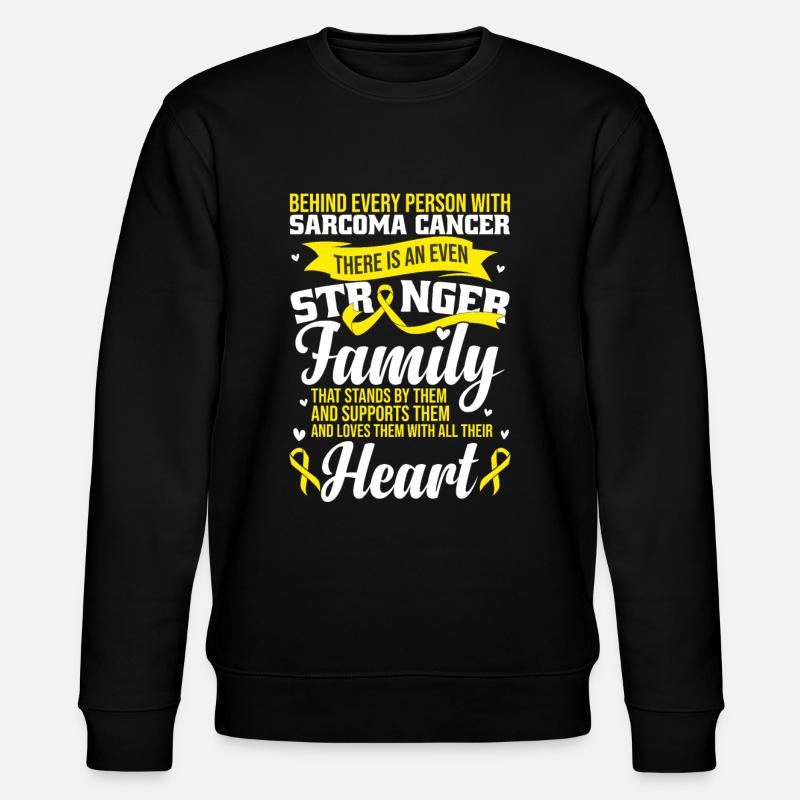 Soutien contre le sarcome - Sweat bio CHANGER Stanley/Stella Unisexe - noir