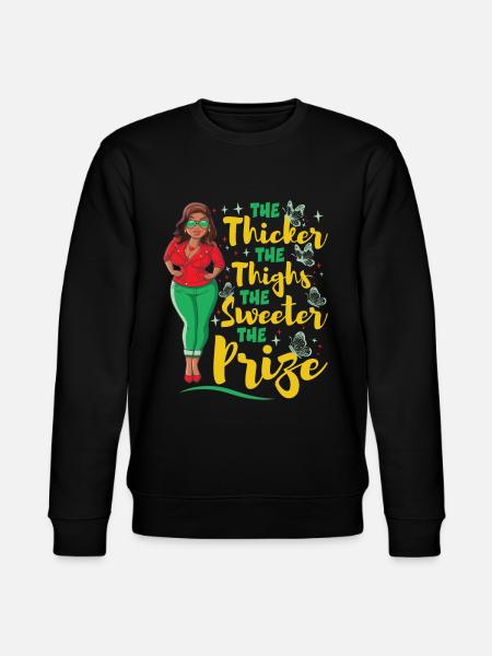 Juneteenth Women - Stanley/Stella CHANGER Unisex Organic Sweatshirt - black