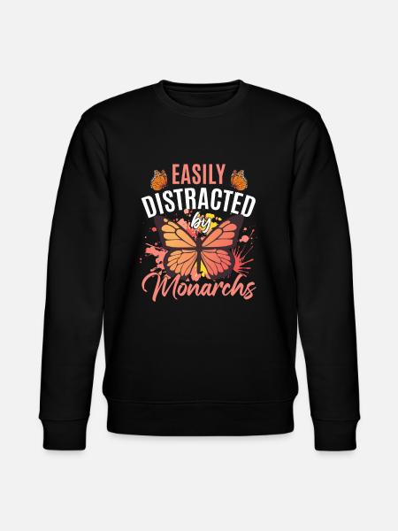 Facilement distrait par les monarques - Sweat bio CHANGER Stanley/Stella Unisexe - noir