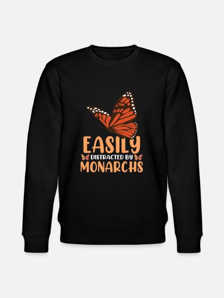 Facilement distrait par les monarques - Sweat bio CHANGER Stanley/Stella Unisexe - noir