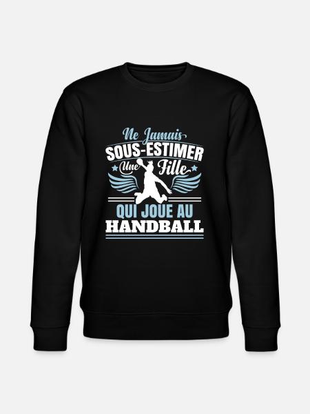 Handball Fille Hand - Sweat bio CHANGER Stanley/Stella Unisexe - noir