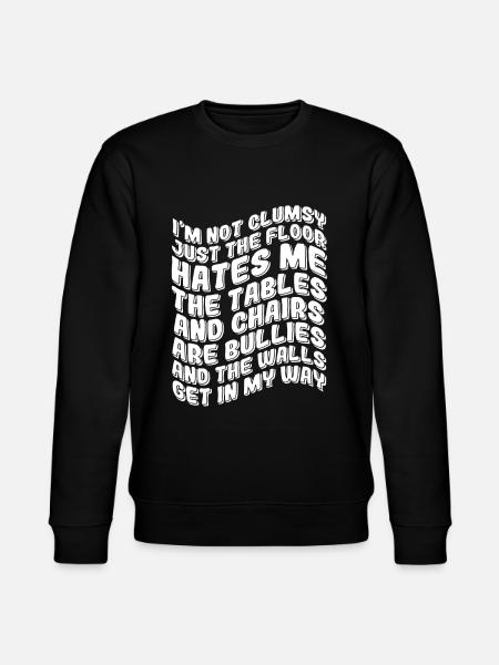 Clumsy Gift - Stanley/Stella CHANGER Unisex Organic Sweatshirt - black