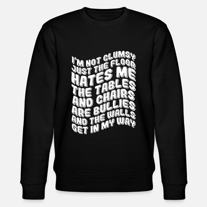 Clumsy Gift - Stanley/Stella CHANGER Unisex Organic Sweatshirt - black