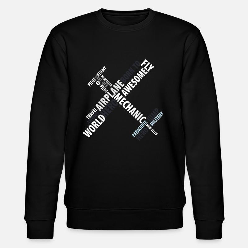 Avion - Sweat bio CHANGER Stanley/Stella Unisexe - noir