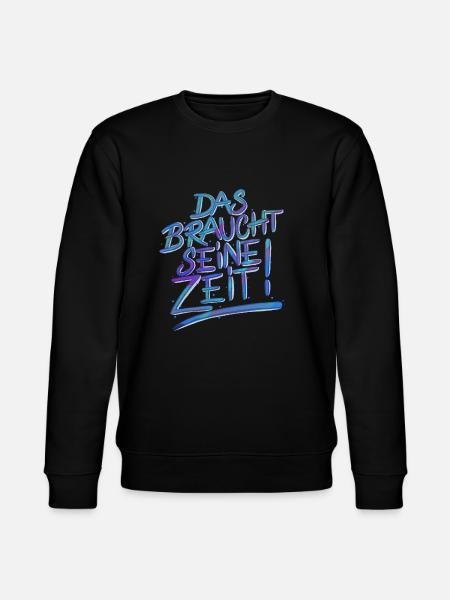 Zeit - Stanley/Stella Unisex Bio-Sweatshirt CHANGER - Schwarz