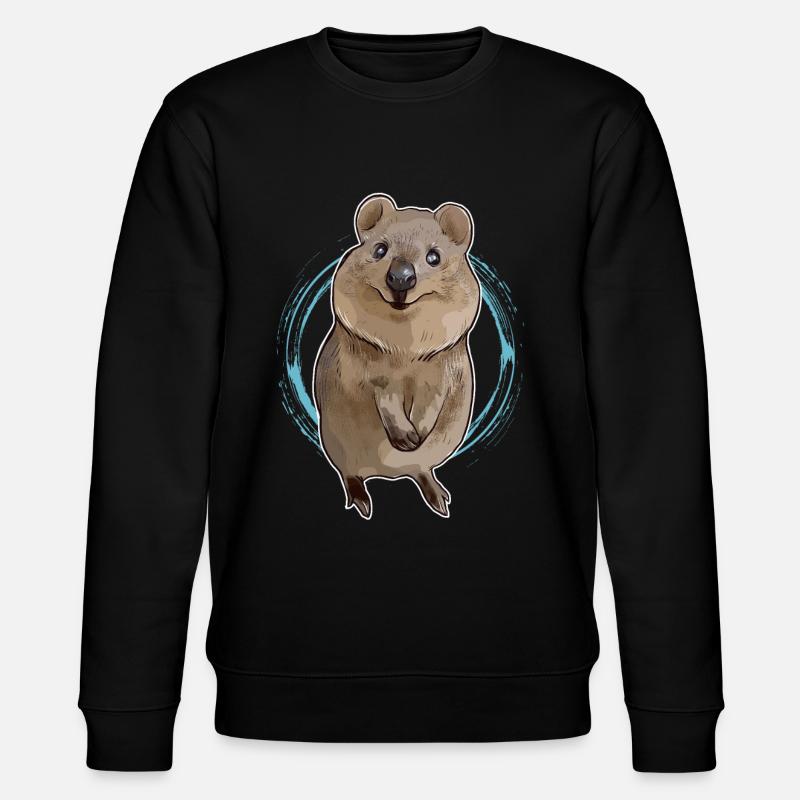 Quokka doux marsupial Australie - Sweat bio CHANGER Stanley/Stella Unisexe - noir