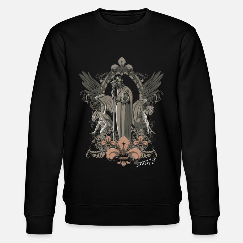 Anges mystiques et démons / petit10 - Sweat bio CHANGER Stanley/Stella Unisexe - noir