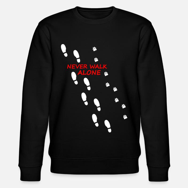 Never Walk Alone Dog chien - Sweat bio CHANGER Stanley/Stella Unisexe - noir