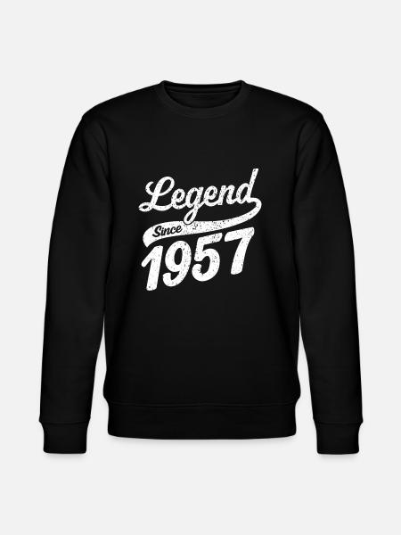 Legend Since 1957 - Stanley/Stella Unisex Bio-Sweatshirt CHANGER  - Schwarz