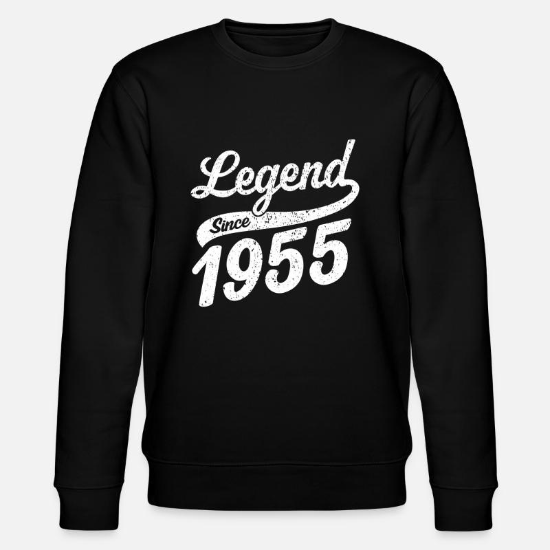 Legend Since 1955 - Stanley/Stella Unisex Bio-Sweatshirt CHANGER  - Schwarz