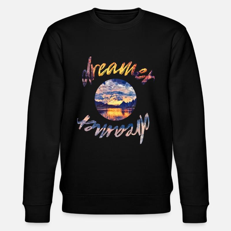 Träumer - Stanley/Stella Unisex Bio-Sweatshirt CHANGER  - Schwarz