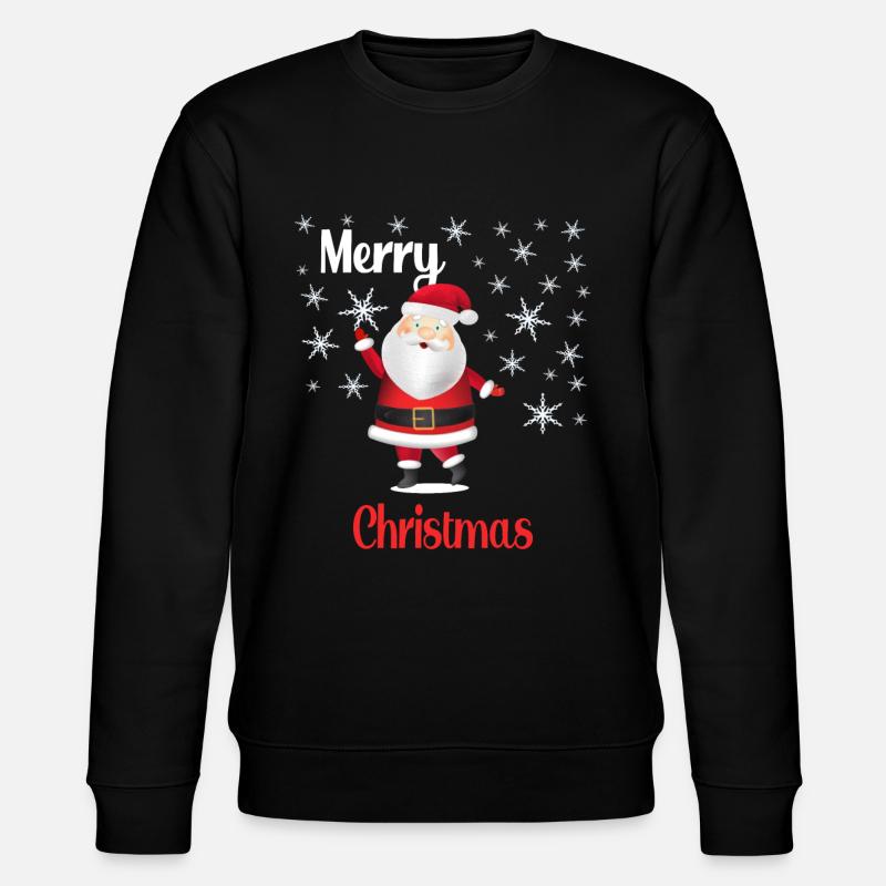 Père Noël Joyeux Noël - Sweat bio CHANGER Stanley/Stella Unisexe - noir