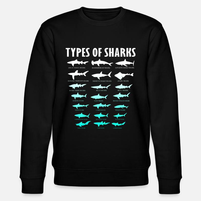 requin - Sweat bio CHANGER Stanley/Stella Unisexe - noir
