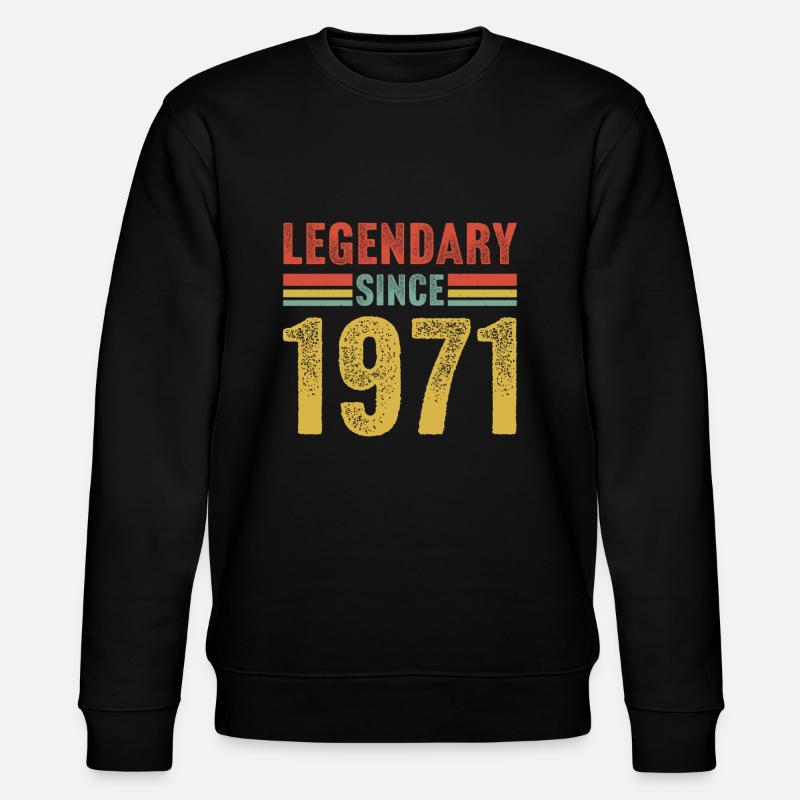 Legendary since 1971 - Sweat bio CHANGER Stanley/Stella Unisexe - noir