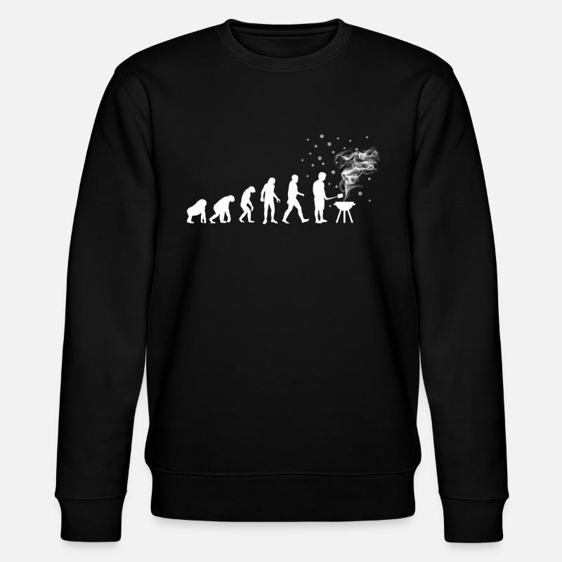 Winter Grilling BBQ Evolution Griller Grilling Winter - Stanley/Stella CHANGER Unisex Organic Sweatshirt - black