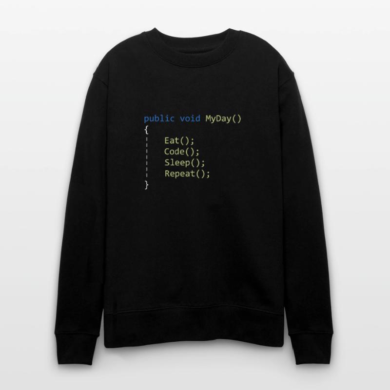 C# Eat Code Sleep Repeat - Programmierer Stanley/Stella Unisex Bio-Sweatshirt CHANGER 