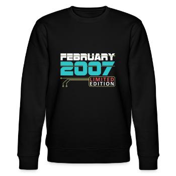 February 2007 - Birthday in February - Stanley/Stella CHANGER Unisex Organic Sweatshirt - black - Front - Nik (191cm) & Marisol (170cm)