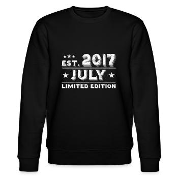 July 2017 - Birthday in July - Stanley/Stella CHANGER Unisex Organic Sweatshirt - black - Front - Nik (191cm) & Marisol (170cm)
