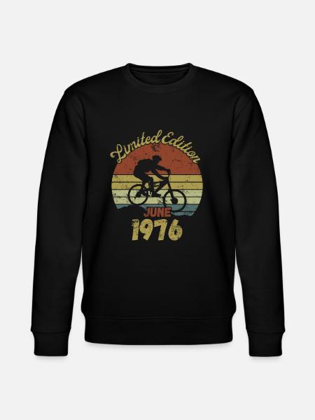 Verjaardag Fiets Fiets Juni 1976 - Stanley/Stella Uniseks bio-sweatshirt CHANGER  - zwart