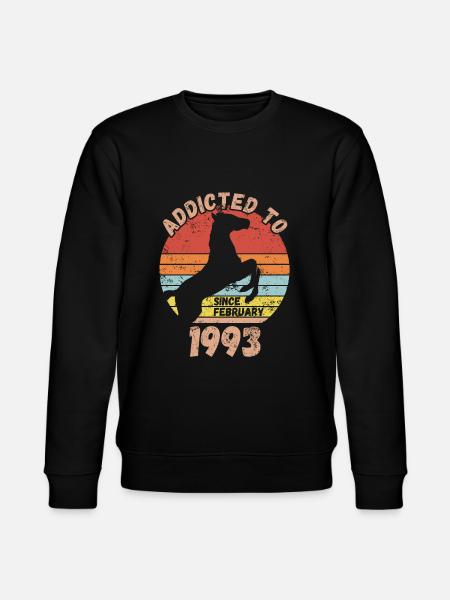 Anniversaire Équitation Février 1993 - Sweat bio CHANGER Stanley/Stella Unisexe - noir