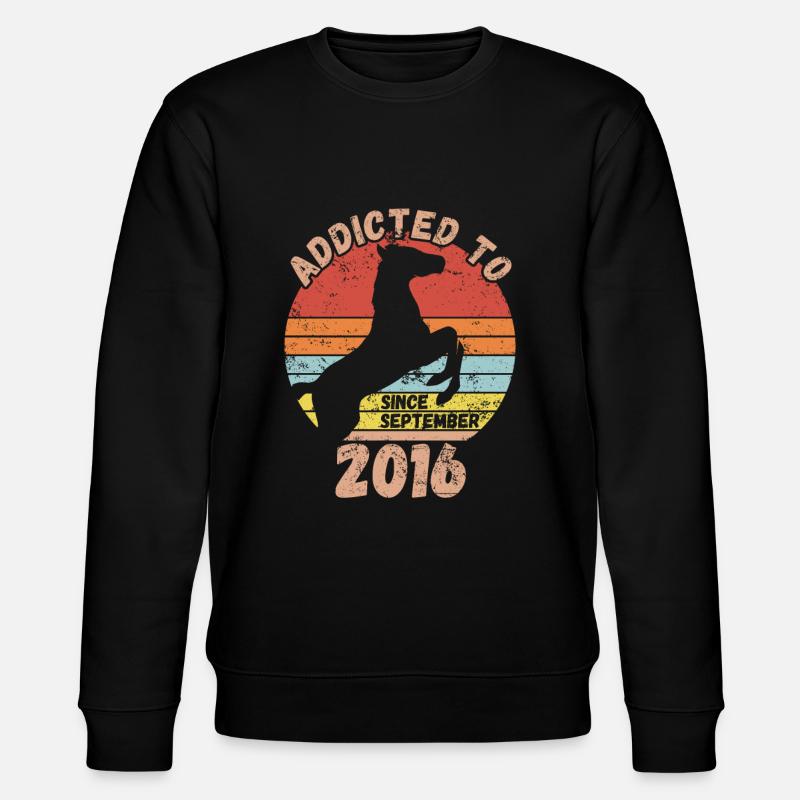 Anniversaire Équitation Septembre 2016 - Sweat bio CHANGER Stanley/Stella Unisexe - noir