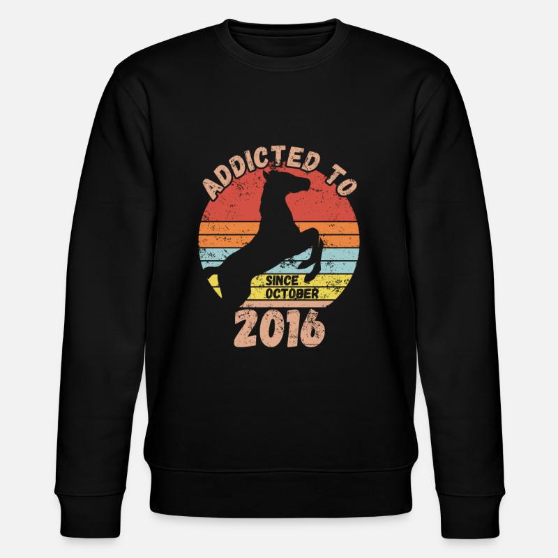 Anniversaire Équitation Octobre 2016 - Sweat bio CHANGER Stanley/Stella Unisexe - noir