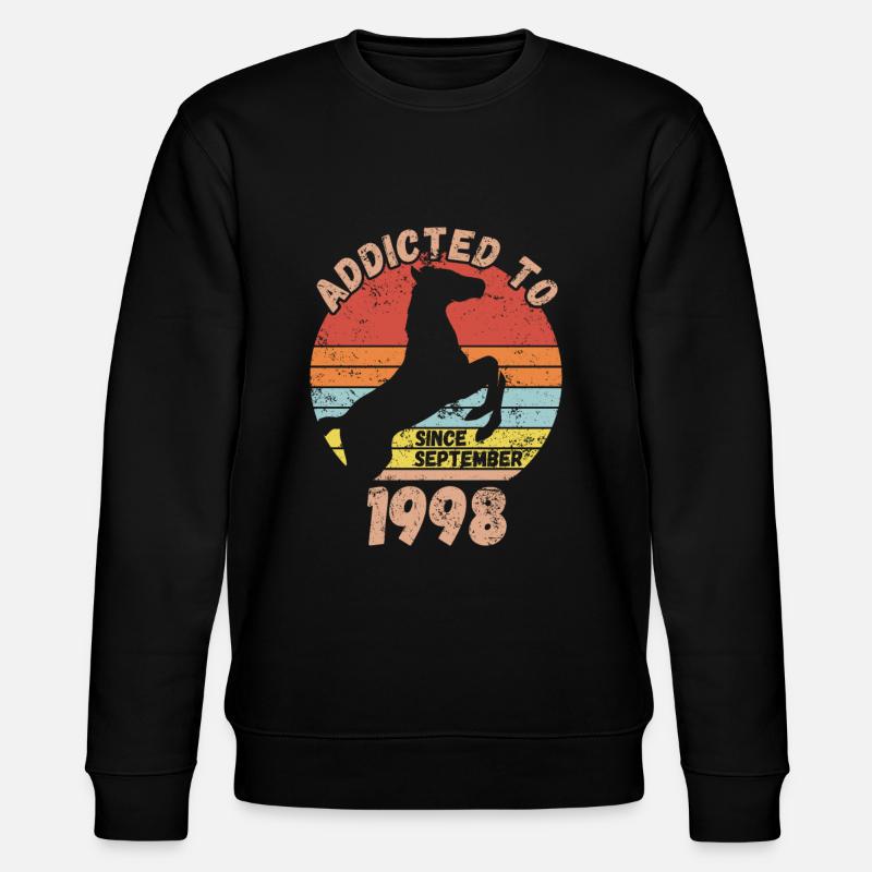 Anniversaire Équitation Septembre 1998 - Sweat bio CHANGER Stanley/Stella Unisexe - noir