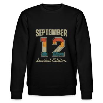 Date de naissance : Septembre 2012 - Limited Edition Retro - Sweat bio CHANGER Stanley/Stella Unisexe - noir - Devant - Nik (191cm) & Marisol (170cm)